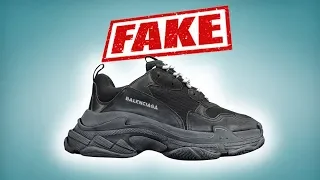 Sneakers Balenciaga Triple S: Real vs Fake