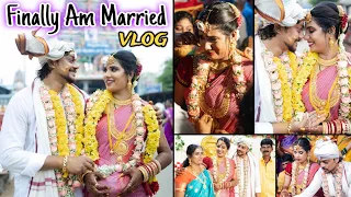 Finally I Got Married 💞 I Cried 🙈 || My Wedding Day Vlog🎊 / Kanmani tamil beauty tips