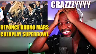 Coldplay's FULL Pepsi Super Bowl 50 Halftime Show feat. Beyoncé & Bruno Mars! | FIRST TIME REACTION