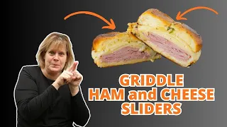 🤤 Mouthwatering Hot Ham and Cheese Sliders on LIVES - GRIDDLE COOKING WITH CHEF SHERRY Ronning 🧀