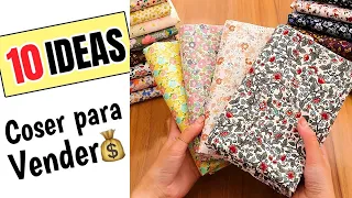 COSER PARA VENDER | 10 MANUALIDADES FÁCILES DE COSTURA CON RETAZOS DE TELA