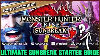 10 IMPORTANT Things You NEED to Know Before Playing Monster Hunter Sunbreak PS5 Xbox! (Tips/Tricks)