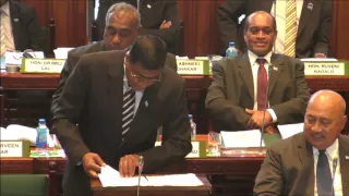 Fijian Minister for Education, Hon. Mahendra Reddy's speech on 2016 Budget