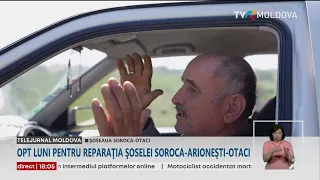 A început reabilitarea şoselei naţionale Soroca-Arioneşti-Otaci