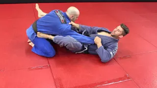 Scissor Sweep White Belt Triangle Choke Setup