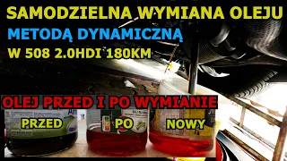 [Zrób to sam] Dynamiczna wymiana oleju samodzielnie w 508 2.0HDI 180KM  - Andrzeja MOTO Świat #67