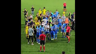 Dynamo Kyiv - Aris / End of Match - Celebration - Fight Between Players