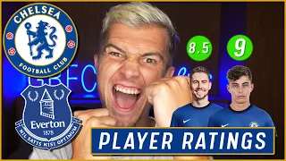 CHELSEA 2-0 EVERTON PLAYER RATINGS | Havertz SHINES in Chelsea 2-0 Everton HIGHLIGHTS