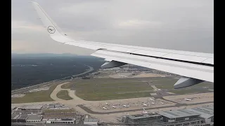 Lufthansa A320 NEO | Oslo - Frankfurt | Safety | Takeoff | Inflight | Landing