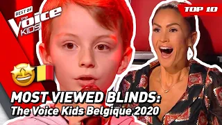 TOP 10 | MOST VIEWED Blind Auditions of 2020: Belgique 🇧🇪 | The Voice Kids