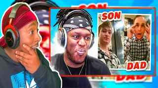 Reaction To Son Embarrasses Dad (Try Not To Laugh)