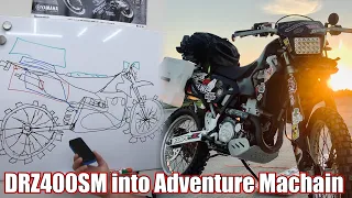 Can a SuperMoto Play Adventure Bike? DRZ400SM to Adventure Build 1