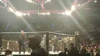 Following no contest end of the Yair Rodriguez VS Jeremy Stephens UFC fight, chaos erupts