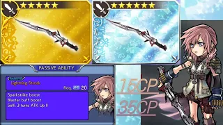 LIGHTNINGS WEAPON PASSIVE 15/35CP + ARTIFACTS + 15CP MLB - FF Dissidia Opera Omnia