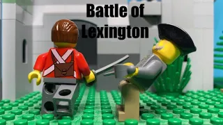 Lego battle of Lexington stopmotion