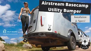 Airstream Basecamp 16X Bumper: EZ Rec Rack Utility Bumper Installation & Specs