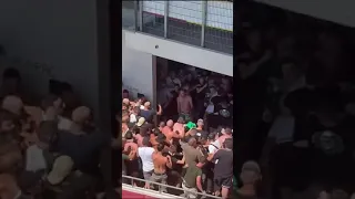 How a french football match ended!! Crazy fan fight