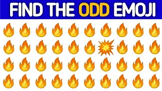 Spot the odd one out | Emoji quiz | Odd Emoji puzzle |  Find the odd number | Odd One Out Puzzle