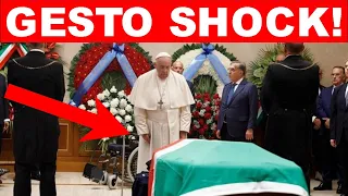 GESTO SHOCK DI PAPA FRANCESCO AL FUNERALE DI GIORGIO NAPOLITANO!