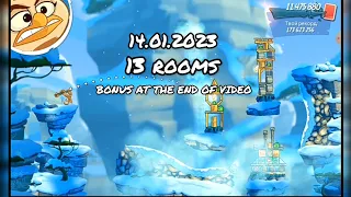 angry birds 2 clan battle 14.01.2023 (13 rooms)