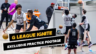 G League Ignite Exclusive practice and scrimmage