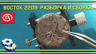 Восток 2209 разборка и сборка механизма