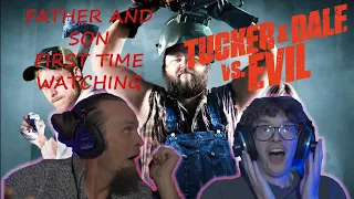 Father and Son First time Reaction to Tucker and Dale vs Evil