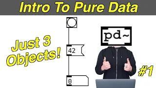 Let’s Start With Just 3 Objects! Intro To Pure Data (Pure Data Tutorial #1)