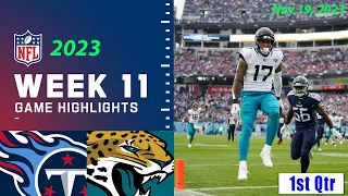 Tennessee Titans vs Jacksonville Jaguars 11/19/23 FULL GAME Week 11 | NFL Highlights Today