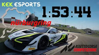 Nürburgring Hotlap 1:53:44 + Setup | Mclaren 720s GT3 | This Car is a Beast! | ACC