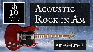 Emotional Acoustic Rock Backing Track in A minor｜68 BPM｜Guitar Backing Track