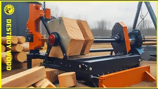 Amazing Homemade Firewood Processing Machine, Super Fast Wood Cutting Machine On Another Level 🪓22