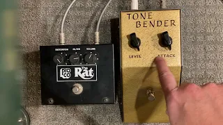 Early '90s Big Box Proco Rat vs. 2022 Sola Sound Tone Bender MKI (by Steve Williams) Pt.1