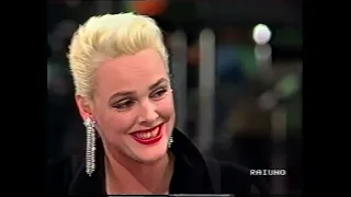 BRIGITTE NIELSEN  -  Interview & My Guy (Domenica In) 1/11/91