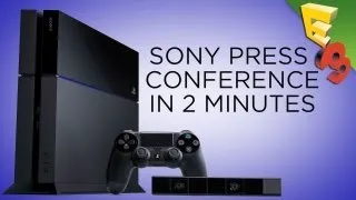 Sony Fights Back: PS4's E3 Press Conference In Under 2 Minutes! Used Games, No DRM and More