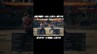 Tekken 8 - Hwoarang low parry combo - 47 dmg (No heat, no rage)