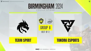 [Dota 2 Live] Tundra vs Team Spirit Group Stage Bo2 - ESL One Birmingham@anonimdt