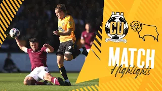 MATCH HIGHLIGHTS | Cambridge United 0-2 Derby County