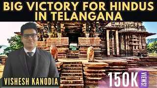 Vishesh Kanodia • Big victory for Hindus in Telangana • Apex Court stays Telangana Endowment Dept