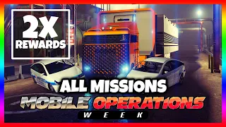 ALL MOBILE OPERATIONS CENTER MISSIONS GAMEPLAY / GUIDE | Double Money - GTA 5 ONLINE [Easy Money]