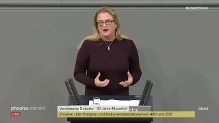 Katrin Budde (SPD) zu "30 Jahre Mauerfall" am 08.11.19