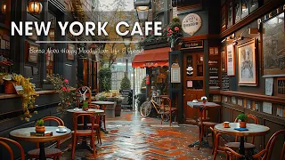 Classic New York Coffee Shop Ambience with Bossa Nova Music For a Happy Mood , Love life & Upbeat