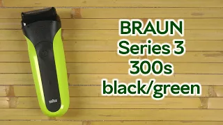 Розпаковка BRAUN Series 3 300s black/green