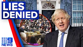 UK PM denies lying to Parliament over ‘BYO booze’ party | 9 News Australia