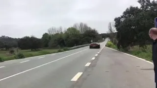BUGATTI CHIRON FLY BY [373 km/h] ON AN EMPTY ROAD