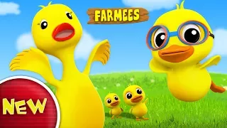 Duckling Duckling Yes Mama | Nursery Rhymes | Kids Songs | Children Rhymes by Farmees