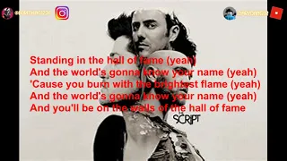 1 Hour |The Script   Hall Of Fame Ft  Will i am | Lyrics