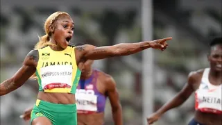Elaine Thompson 100m Diamond Winner | Mboma Ran 21.78 WU20R Defeated Shericka Jackson