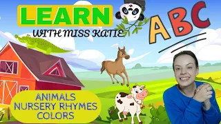 Toddler Talk - Learn Animals | Animal ABC Song, Teddy Bear Nursery Rhyme & More Kids Songs