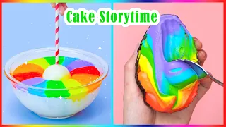 😡 Husband Wants Me Lose Weight 🌈 Top 10+ Satisfying Rainbow Cake Decorating Storytime